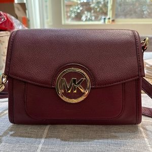 Michael Kors Burgundy Crossbody